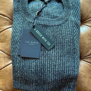 Brand New (with Tags) Ted Baker Crew Neck Size 5 in Charcoal